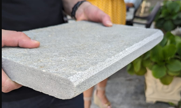 Quartz Stormy Grey 600x300x30mm Coping