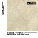 Classic Travertine 406x406x30 Tumbled and Unfilled