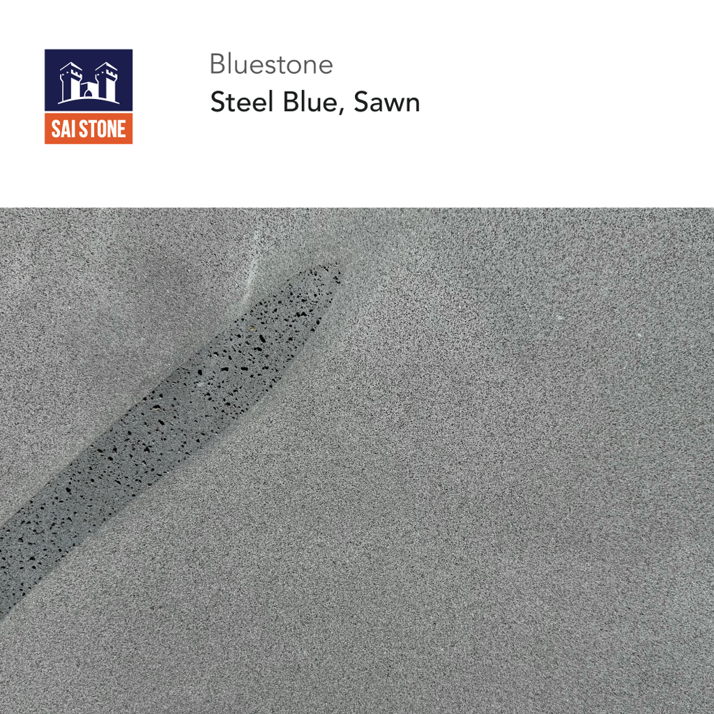 Steel Blue Coping 600x400x30 Bevelled Sawn